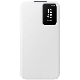 Θήκη Flip με Ενεργό Πορτάκι - Samsung Galaxy A55 - Official Samsung S View Wallet Cover - White (EF-ZA556CWEGWW)