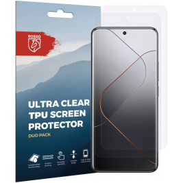 Μεμβράνη Προστασίας Οθόνης - Xiaomi 14 Pro - Rosso Ultra Clear Screen Protector - 2 Τεμάχια (8719246436796)