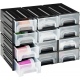 Navaris Interlocking Parts Storage Drawer Cabinets - Συρταριέρα Οργάνωσης και Αποθήκευσης Εργαλείων - 15 x 8.6 x 4.9 cm - Standard - 12 Θέσεων (61952.02)