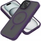 Spacecase Hybrid MagSafe - Σκληρή Ημιδιάφανη Θήκη MagSafe - Apple iPhone 15 Plus - Purple (5905719103187)