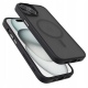 Spacecase Hybrid MagSafe - Σκληρή Ημιδιάφανη Θήκη MagSafe - Apple iPhone 15 Plus - Black (5905719103156)