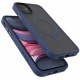 Spacecase Hybrid MagSafe - Σκληρή Ημιδιάφανη Θήκη MagSafe - Apple iPhone 11 - Dark Blue (5905719103323)