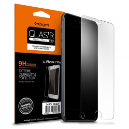 Spigen Premium Tempered Glass - Αντιχαρακτικό Γυάλινο Screen Protector iPhone 8 Plus / iPhone 7 Plus (043GL20608)