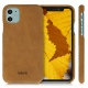 Kalibri Σκληρή Δερμάτινη Θήκη Apple iPhone 11 - Smooth Genuine Leather Hard Case - Light Brown (49737.24)