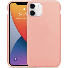 Crong Color Θήκη Premium Σιλικόνης Apple iPhone 11 - Rose Pink (CRG-COLR-IP11-PNK)