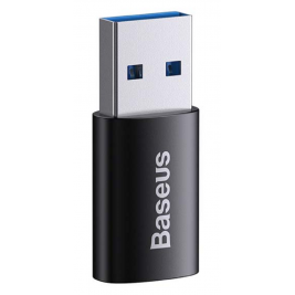 Baseus Ingenuity Series Mini OTG Adaptor - Αντάπτορας USB-A (male) σε Type-C (female) - Black (ZJJQ000101)