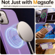 HappyCase Ημιδιάφανη Σκληρή Θήκη MagSafe - Apple iPhone 12 / 12 Pro - Matte Lila (8719246422102)