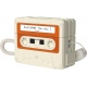 Elago Cassette Tape Case - Θήκη Σιλικόνης με Λουράκι Χειρός για Apple AirPods Pro 2nd Gen - Classic White (EAPP2TAPE-CWHRD+STR-IV)