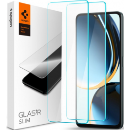 Αντιχαρακτικό Γυαλί Οθόνης - Samsung Galaxy A15 / A25 - Spigen GLAS.tR Slim Premium Tempered Glass - Clear - 2 Τεμάχια (AGL07447)
