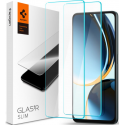 Αντιχαρακτικό Γυαλί Οθόνης - Samsung Galaxy A15 / A25 - Spigen GLAS.tR Slim Premium Tempered Glass - Clear - 2 Τεμάχια (AGL07447)