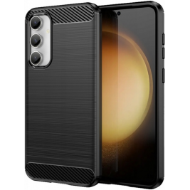 Spacecase Carbon - Θήκη Σιλικόνης - Samsung Galaxy S23 FE - Black (5905719105471)
