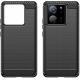 Spacecase Carbon - Θήκη Σιλικόνης - Xiaomi 13T / 13T Pro - Black (5905719105198)