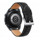Spacecase Leather Strap - Universal Δερμάτινο Λουράκι για Smartwatches (20mm) - Black (5903943243754)