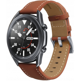 Spacecase Leather Strap - Universal Δερμάτινο Λουράκι για Smartwatches (20mm) - Light Brown (5903943243792)