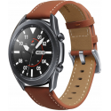 Spacecase Leather Strap - Universal Δερμάτινο Λουράκι για Smartwatches (20mm) - Light Brown (5903943243792)