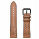Spacecase Elegance - Universal Δερμάτινο Λουράκι για Smartwatches (20mm) - Brown (5903943243860)