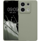 Θήκη Σιλικόνης με Πλαίσιο Κάμερας - Xiaomi Redmi Note 13 5G - KWmobile TPU Case with Camera Lens Protector - Gray Green (KWM000020LK003C)