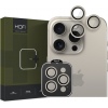 Hofi Camring Pro+ Αντιχαρακτικό Γυαλί Προστασίας για Φακό Κάμερας - Apple iPhone 15 Pro / 15 Pro Max - Titanium (5906302308125)