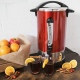 Navaris Mulled Wine Cooker Hot Water Dispenser - Βραστήρας Ζεστών Ροφημάτων / Κρασιού από Ανοξείδωτο Ατσάλι - 10L - 1650W - Red (45275.02.01)