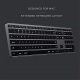 Satechi Slim X3 Bluetooth Backlit Keyboard για Mac - Ασύρματο Bluetooth Πληκτρολόγιο Αλουμινίου - Space Grey (ST-BTSX3M)