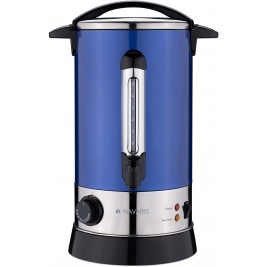 Navaris Mulled Wine Cooker Hot Water Dispenser - Βραστήρας Ζεστών Ροφημάτων / Κρασιού από Ανοξείδωτο Ατσάλι - 10L - 1650W - Blue (45275.02.03)