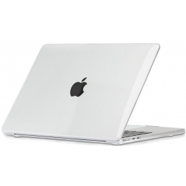 Ανθεκτική Σκληρή Θήκη - Apple MacBook Air 13 M3 2024 / M2 2022 - Tech-Protect SmartShell - Crystal Clear (9589046924088)