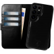 Rosso Elite - MagSafe Δερμάτινη Θήκη / Πορτοφόλι - Samsung Galaxy S23 Ultra - Black (8719246441998)