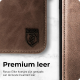 Rosso Elite - MagSafe Δερμάτινη Θήκη / Πορτοφόλι - Samsung Galaxy S23 Ultra - Brown (8719246441974)