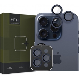 Hofi Camring Pro+ Αντιχαρακτικό Γυαλί Προστασίας για Φακό Κάμερας - Apple iPhone 15 Pro / 15 Pro Max - Navy (5906302308200)
