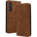 Θήκη Πορτοφόλι - Samsung Galaxy S24 - Bodycell Book Case - Brown (5206015073496)