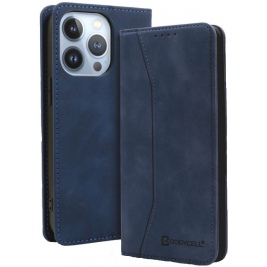 Bodycell Book Case - Θήκη Πορτοφόλι - Apple iPhone 15 Pro - Blue (5206015073366)