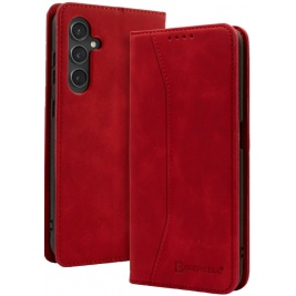 Θήκη Πορτοφόλι - Samsung Galaxy S24 - Bodycell Book Case - Red (5206015073502)