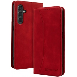 Θήκη Πορτοφόλι - Samsung Galaxy S24 Plus - Bodycell Book Case - Red (5206015073540)