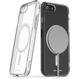 Spacecase Clear MagSafe - Σκληρή Διάφανη Θήκη MagSafe - Apple iPhone SE 2022 / 2020 / 8 / 7 - Transparent (5905123448539)
