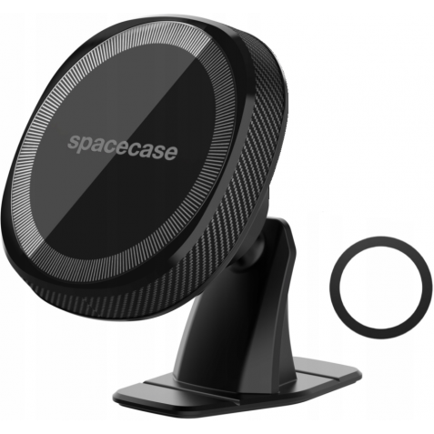 Spacecase SC05 Dashboard - Console MagSafe Car Mount - Universal Αυτοκόλλητη MagSafe Μαγνητική Βάση Κινητών για Ταμπλό Αυτοκινήτου - Black (5905719038984)
