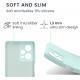 KWmobile Soft Slim Flexible Rubber Cover with Camera Protector - Θήκη Σιλικόνης Xiaomi Redmi Note 12 Pro 5G με Πλαίσιο Κάμερας - Cool Mint (60733.200)