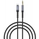 Recci RDS-A26 Audio Cable - Καλώδιο Ήχου Lightning (Male) σε AUX Mini Jack 3.5mm (Male) - 120cm - Black (6955482523339)