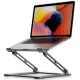 Tech-Protect ProDesk Universal Laptop Stand - Ρυθμιζόμενη Βάση Αλουμινίου για Laptop έως 17 - Grey (9589046919381)