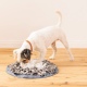 Navaris Round Sniffing Rug for Dogs - Χαλάκι / Εκπαιδευτικό Παιχνίδι Όσφρησης για Σκύλους από Ύφασμα Oxford - 48cm - Grey / White (55129.22)