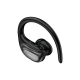 Recci REP-W71 Starry Sky Wireless Earhook - Ασύρματα Ακουστικά Bluetooth με Θήκη Φόρτισης - Black (6955482526132)
