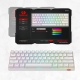 Redragon K530 RGB Dragonic Pro - Ασύρματο / Ενσύρματο RGB Gaming Μηχανικό Πληκτρολόγιο 60% με Custom Brown Διακόπτες - US - White (6950376711083)