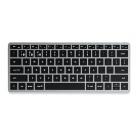 Satechi Slim X1 Bluetooth Backlit Keyboard για Mac - Ασύρματο Bluetooth Πληκτρολόγιο Αλουμινίου - Space Grey (ST-BTSX1M)