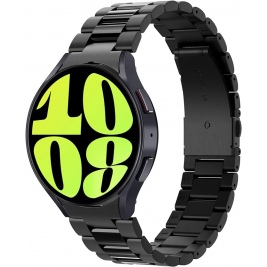 Spigen Modern Fit 316L - Λουράκι από Premium Ανοξείδωτο Ατσάλι - Samsung Galaxy Watch 6 44mm - Black (AMP06499)