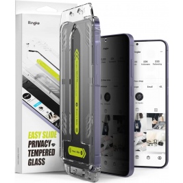 Αντιχαρακτικό Γυαλί Προστασίας Απορρήτου Οθόνης - Samsung Galaxy S24 - Ringke Easy Slide Privacy Tempered Glass - 2 Τεμάχια (8809961783050)