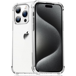HappyCase Shockproof - Διάφανη Σκληρή Θήκη MagSafe - Apple iPhone 15 Pro - Transparent (8719246419713)