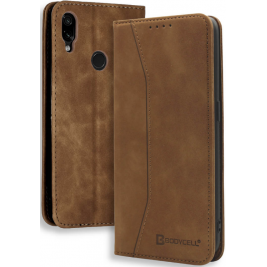 Bodycell Θήκη - Πορτοφόλι Xiaomi Redmi Note 7 / Note 7 Pro - Brown (5206015059476)