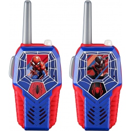 eKids Marvel SpiderMan Light-Up Walkie Talkies - Σετ με 2 Πομποδέκτες / Walkie-Talkie με Φωτισμό και Ενσωματωμένο Μεγάφωνο - Εμβέλεια 150m (SM-212v2)
