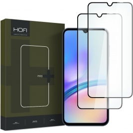 Hofi Premium Pro+ Tempered Glass - Full Face Αντιχαρακτικό Γυαλί Οθόνης - Samsung Galaxy A05s - 2 Τεμάχια - Black (5906203691012)