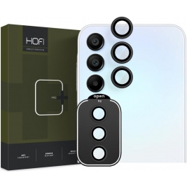 Αντιχαρακτικό Γυαλί Προστασίας για Φακό Κάμερας - Samsung Galaxy A55 - Hofi Camring Pro+ - Black (5906203692071)