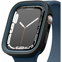 Elago Θήκη Duo Case Apple Watch SE/9/8/7/6/5/4 (41/40mm) - Black / Jean Indigo (EAW41DUO-BKJIN)